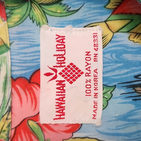 Hawaiian Holiday vintage men's Hawaiian shirt - Picture 4 of 10